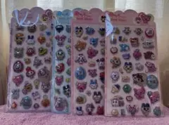 たまごっち　ぷくぷくシール 4シートセット④