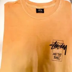 stussy ロンT グラデ OFFERING DIP DYED オレンジ 希少