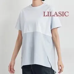 LILASIC フレアー切り替えカットソー プルオーバー Mサイズ チュニックのサムネイル