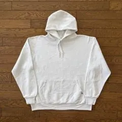 USA製 RUSSELL ATHLETIC パーカー 白 無地 L