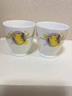 初代ポケモン　ピカチュウ ミュウ 湯呑み　カップ　２個セット　レトロ