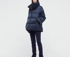 大きいサイズ　UNIQLO ＋Jダウンボリュームジャケット　3XL 青　試着のみ