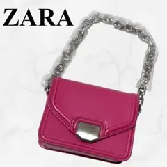 ZARA ザラ レディース ミニショルダーバッグ ピンク お出かけ パーティー