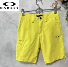 オークリー　ハーフパンツ　ゴルフウェア　イエロー　スポーツ