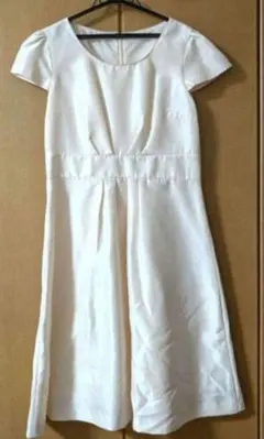 【美品】ワンピース 入学式 セレモニー フォーマル 11号　光沢