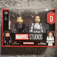 【未開封】MARVEL BE@RBRICK ホークアイ ブラックウィドウ D賞