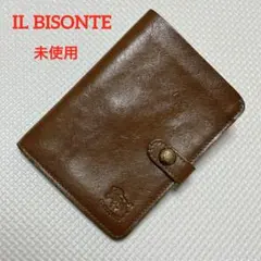 希少・未使用】isola アイソラ 二つ折り財布 ブラウン 本革 日本製 