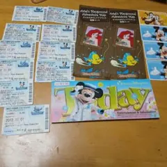 東京ディズニーシー・ランド チケット（使用済み）マップ