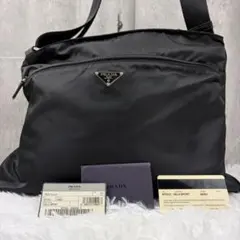 PRADA プラダ サコッシュ 三角ロゴプレート ショルダーバッグ ブラックのサムネイル