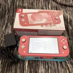 Switch Lite コーラルピンク 箱付き 充電器新品