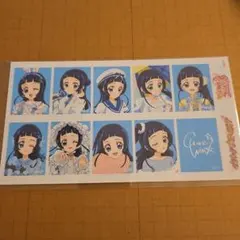 キュアズウィンク キミとアイドルプリキュア証明写真風ステッカー シール なな