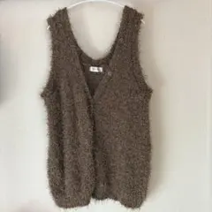【tal by yumi】ブラウン Vネック ベスト