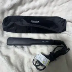 SALONIA ストレートヘアアイロン ブラック SL-0045S 35mm