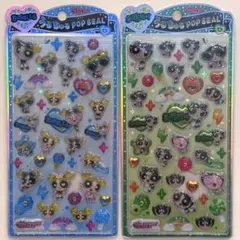 ま*ん様 【国内正規品】うるちゅるポップシール　パワーパフガールズ　バブルス　バ