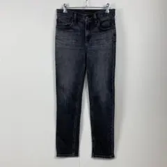 美品 UNIQLO ユニクロ スリムストレートジーンズ デニムパンツ やや細め