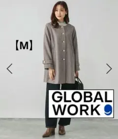 ★やっちゃん様専用★GLOBAL WORK/軽やかストレッチクルーコート【М】