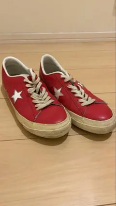 CONVERSE ONE STAR レッドスニーカー
