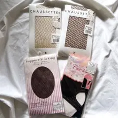 【まとめ売り】デザイン ストッキング トレンカ M-Lサイズ