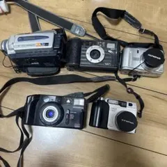 デジタルカメラ フィルムカメラ ビデオカメラまとめ売り 5点セットのサムネイル