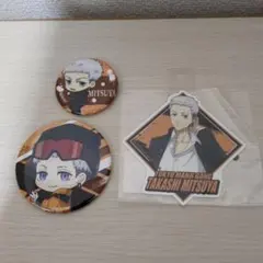 東京リベンジャーズ　三ツ谷隆ステッカー1個と缶バッジ２個セット