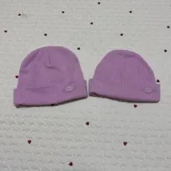 ZARA ザラキッズ ニット帽 ビー二ー ピンク 50cm 52cm セット