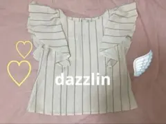 dazzlin ダズリンストライプ 半袖トップス　フェミニン　ガーリーカジュアルのサムネイル