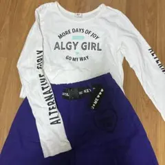 ALGY 長袖カットソー & RICCA GIRL パンツ 2点セット