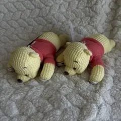 肩のせプーさん　2つセット