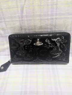 未使用 Vivienne Westwood 長財布 黒エナメル 955VW367 - メルカリ