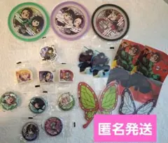 鬼滅の刃×くら寿司 オリジナルラバーコースター チャーム 缶バッジ セット