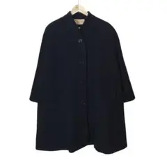 90s カルバンクライン　ウールコート　レディース　ブラック　ヴィンテージ