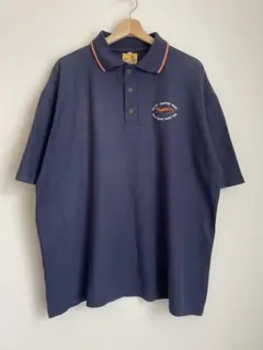 古着】PORT AUTHORITY ポロシャツ XL 青 アメカジ - メルカリ