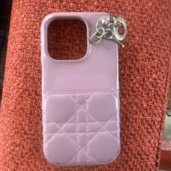 Christian Dior ピンクレザー iPhone14proケース