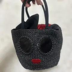 ま*こ様 a-jolie黒かごバッグ
