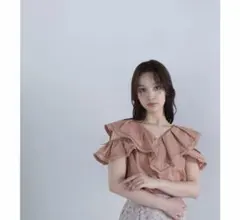 eaphi flower jacquard peplum tops - メルカリ