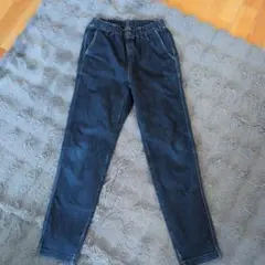 UNIQLO ダークブルー スリムフィット 長ズボン 160