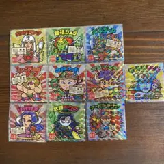 ビックリマンシール　縁縄如天　なまはげデビル　武将ゼウス　聖母マンマ　10種
