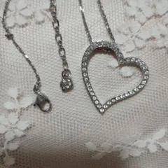 【美品】SWAROVSKI 廃盤 ネックレス ハート