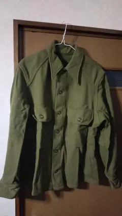 50sオリーブ フィールドジャケット ウールコットンOG108 シャツ - メルカリ