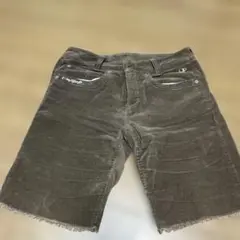 コーデュロイショートパンツ ハーフパンツ