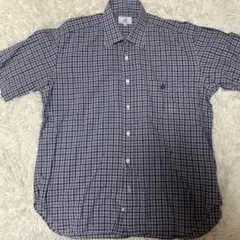 90s dunhill ダンヒル チェックシャツ 半袖 S/S ルーマニア製のサムネイル