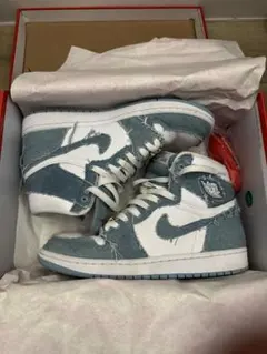 Nike Air Jordan 1 デニム/ホワイト