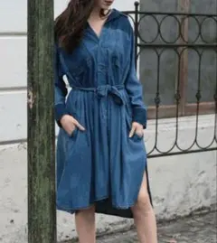 DIESEL ディーゼル デニムシャツワンピース 2way 羽織り