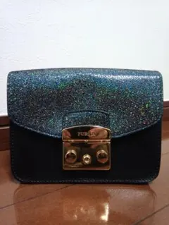 美品♡FURLA メトロポリス チェーンバック ショルダーバック