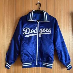【超美品】ドジャース　スタジアムジャケット　ヴィンテージ ☕'80 ヴィンテージ Dodgers ドジャース スタジアムジャンパー L