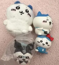 ちいかわ×サンリオキャラクターズなりきりフィギュア ハチワレ モモンガ