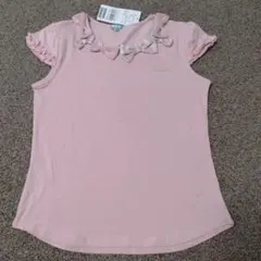 新品　トッカ　Tシャツ 140 ピンク　リボンのサムネイル