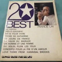 楽譜　　　フランシス・レイ　　20 Best