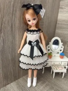 リカちゃん　ブライスハンドメイド服　ワンピースA 238