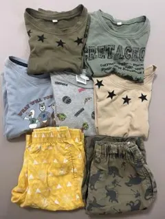 子ども服　夏服　男の子　110-120 まとめ売り まとめて　７点